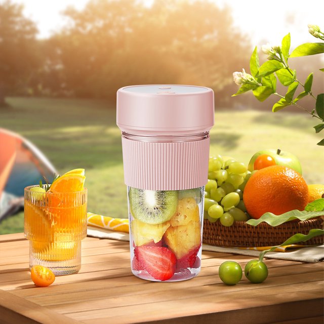 Wzzjkit Multifunctional Juicer Small Mini Juicer Squeezed Juicer Automatic Portable Juicer USB Battery Powered