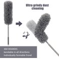 thumbnail image 4 of Feather Duster For All Your Needs, Extendable Duster With Easy To Clean Features, Bendable Head For Precision Cleaning Of Ceiling Fans And Furniture, Reusable Microfiber Head Ensures Spotless Results, 4 of 5