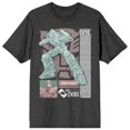 thumbnail image 1 of Transformers One Optimus Prime Strike Pose Heather Charcoal T-Shirt, 1 of 2