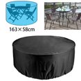 thumbnail image 1 of Outdoor Round Furniture Cover Waterproof Garden Sofa Chair Table Covers, 1 of 1
