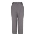 thumbnail image 3 of Innerwin Loungewear Wide Leg Ladies Long Pants Lounge Mid Waist Capri Trousers Grey 4XL, 3 of 8
