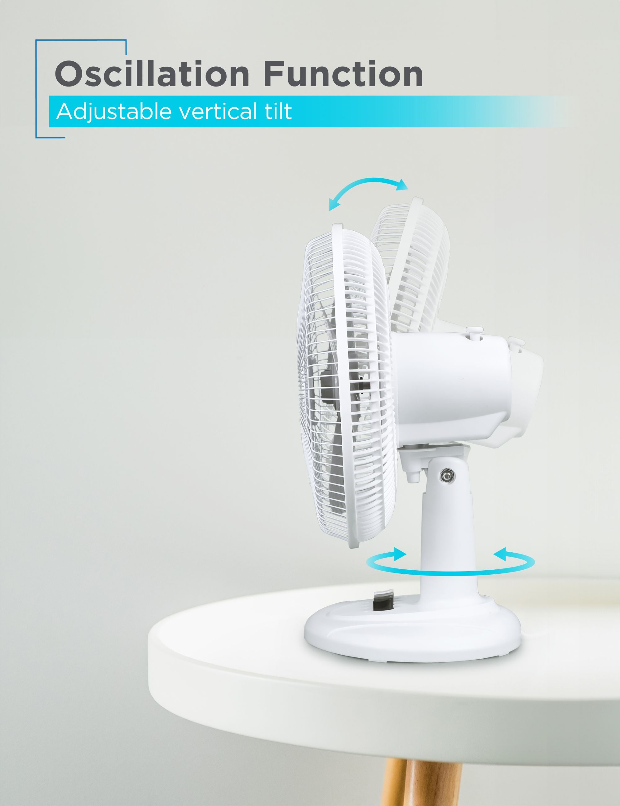 Ventilateur de bureau BLACK+DECKER pour la maison et le bureau, 30 cm (12 pouces) avec 3 vitesses