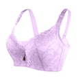 thumbnail image 1 of B91xZ Womens Double Support Wireless Bra Cotton Unlined Underwire Bra,C 36/80C, 1 of 5