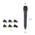 thumbnail image 3 of QualitChoice Artificial Handheld Microphone Kids Live Streaming Stage Performance Portable Simulation Fake Mic Props Toy Festival Big Tube Black 1Set, 3 of 6