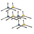thumbnail image 3 of For Midea M9/For Eureka E10S Robot Vacuum Cleaner Parts Accessories Side Brush, 3 of 11