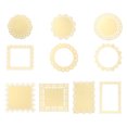thumbnail image 1 of Miangastore 10 Pcs Gold Stamping Hollow Lace Paper Scrapbook Paper DIY Craft Making Lace Paper, 1 of 8