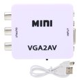 thumbnail image 3 of VGA vers Adaptateur AV, 165MHz Bande Passante Convertisseur Vidéo Haute Résolution pour TV pour Ordinateur pour PC, 3 of 8