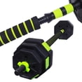 thumbnail image 4 of GoZone 40lb Adjustable Dumbbell/Weight Set – Black/Green, 4 of 9