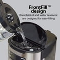 thumbnail image 3 of Hamilton Beach Programmable FrontFill Coffee Maker, Extra-Large 14 Cup Capacity, Black/Stainless (46390), 3 of 5