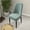 Green, variant on Half Round Elastic Dining Chair Cover, Xinsrenus Soft Stretchy Flock Cushion Backrest Protector, Universal Fit Household Chair Cover for Kitchen Living Room with Machine Washable, Sky Blue