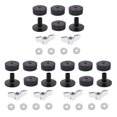 thumbnail image 1 of Ruiboury 12 Pcs/ensemble Kit de Tambour Cymbale Détachable Antidérapant Instrument de Percussion comme sur l'Image 3Ensemble, 1 of 6