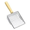 thumbnail image 1 of Vaidha Metal Litter, Stainless Steel Sand Substrate Shovel Fine Mesh, Non-Stick Fast Sifting Litter, Litter Cleaner, 1 of 4