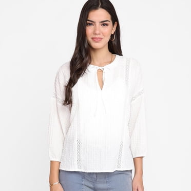 Devoted Women's, Crinkled Blouse Sizes XS-XL