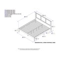 thumbnail image 4 of Atlantic Furniture Madison King Panel Platform Bed in Caramel Latte, 4 of 4