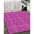 thumbnail image 3 of Ahgly Company Tapis d'Intérieur Lavable en Machine Carré Rose Profond, 3 Pieds Carré, 3 of 7