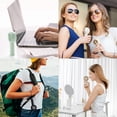 thumbnail image 3 of JISULIFE Turbo Fan-Sized Portable Fan & 16H Runtime 4000mAh USB Rechargeable Fan with 5 Wind Modes for All Occasions, 3 of 6