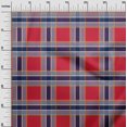 thumbnail image 2 of oneOone Cotton Silk Fabric Madras Check Decor Fabric Printed BTY 42 Inch Wide, 2 of 4