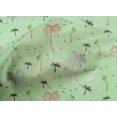 thumbnail image 4 of oneOone Cotton Poplin Fabric Bird & Palm Tree Print Fabric By Yard 42 Inch Wide, 4 of 4