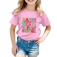 thumbnail image 4 of FhsagQ The 7th Of July Garçon et Fille Mode Décontractée Imprimé Col Rond Ample Manches Courtes T-Shirt Haut Filles Printemps The 7th Of July T-Shirts Taille 6/6X Tout-Petits Filles T-Shirts d'Été 3T Pâques 3-4 Ans, 4 of 4