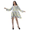 thumbnail image 3 of Moomaya Tuniques à Manches Longues pour Femmes Robes Imprimées à Manches Longues Filles, 3 of 4