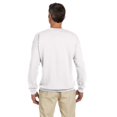 thumbnail image 4 of Hanes Ultimate Coton Chandail Molletonné à Col Rond pour Adulte, G, Blanc, 4 of 6