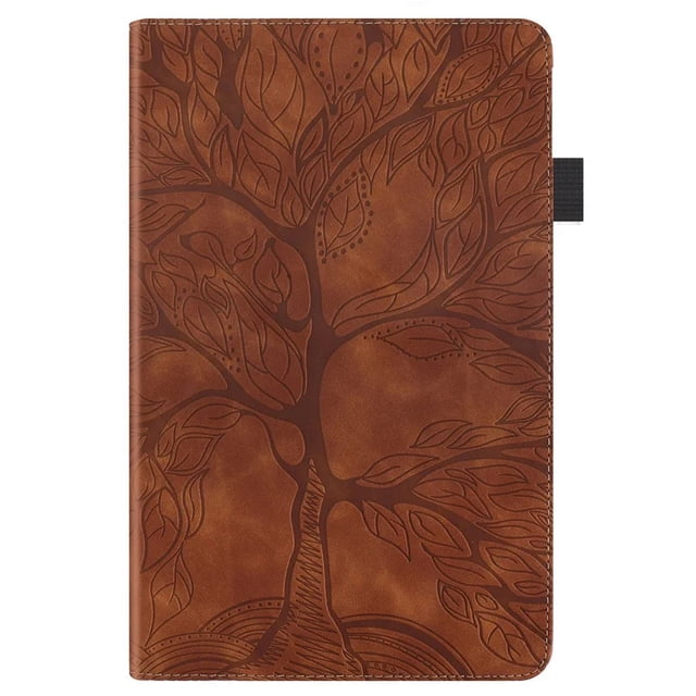 Funda For Honor Pad X8 Lite Case 10.1 AGM3-W09HN Tree Embossed Stand Back Shell for Honor Pad X8 Lite X8 Cover Tablet Case Brown-Tree Honor Pad X8 Lite