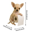 thumbnail image 2 of Support de Rangement pour Salle de Bain et Cuisine - Porte-Rouleau de Papier Hygiénique à Thème Chien Imprimé 3D avec Fixation Murale et Distributeur de Papier Hygiénique Fonctionnel, 2 of 4