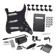 thumbnail image 2 of MERIGLARE Kits de Guitare Électrique DIY Portables Rétro Multifonctions Plaque Arrière Accessoires Noir A, 2 of 9