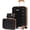 Black, variant on Joyway 2-Piece Carry-on Suitcase Set 20-inch Hard-Shell Suitcase with Spinner Wheels and TSA Lock Unisex Lightweight Travel Suitcase