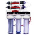 thumbnail image 1 of LiquaGen - 6 Stage Portable Dual Use Drinking and Aquarium Reef/Deionization | Reverse Osmosis Water Filter System RO/DI | w/pH Alkaline Mineral Restoration Filter | 0 TDS | 150 GPD, 1 of 4