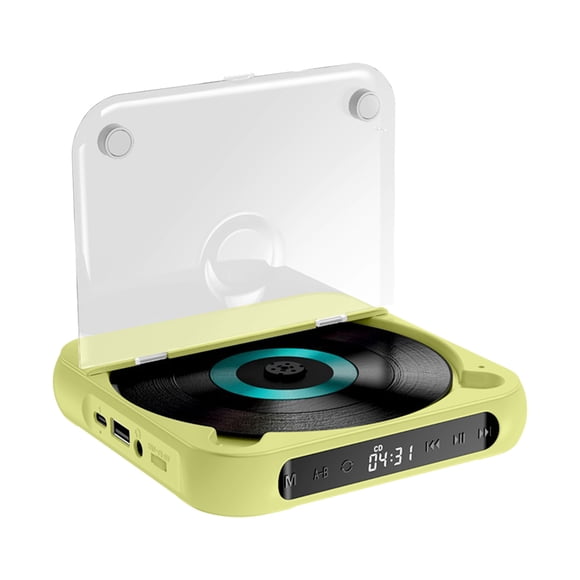 PRETXORVE Écoutez le Lecteur CD avec Votre Cœur Lecteur CD Portable Éducation Prénatale Apprentissage de l'Anglais Répétiteur de CD