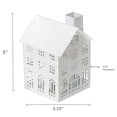 thumbnail image 3 of White Metal House Tealight Holder (Large), 3 of 3