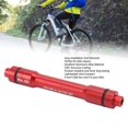 thumbnail image 3 of Thru Axle Hub, Aluminum Alloy Compact Easy Installation And Removal Lightweight Front Wheel Hub Adapter  for Home Black,Red, 3 of 7