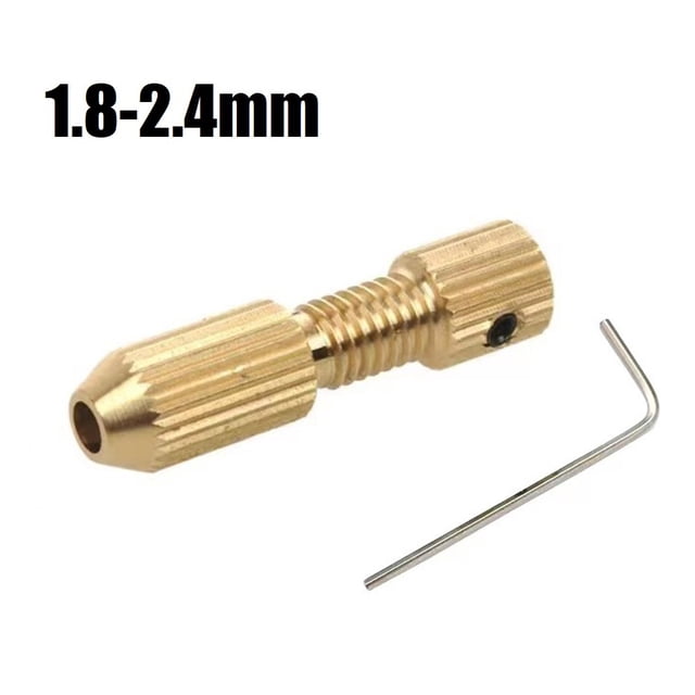 2.0mm Shaft Hole Brass Motor Shaft Clamp Small Collet Adapter Fixture DrillChuck