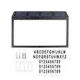 thumbnail image 1 of Solar-Powered LED Address Sign Light with 10-LED Cool White and Warm White Modes, IP65 Rated, 11.02 in x 7.20 in, ABS+PC Material, 1 of 1