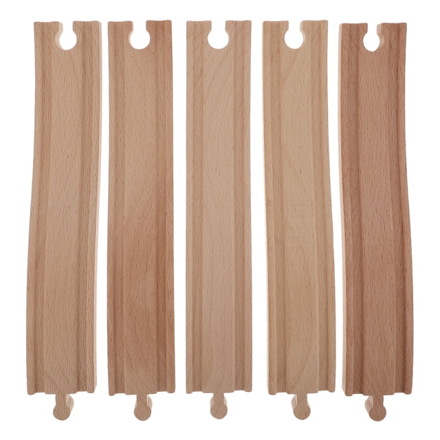 1 Set Wooden Train Track Toy Railway Expansion Accessories for Kids Children