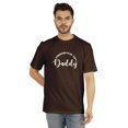 thumbnail image 1 of Inkmeso T-Shirt à Col Rond pour Hommes avec Imprimé Graphique Promoted To Daddy€ pour Papa pour la Première Fois, 1 of 7