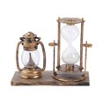 thumbnail image 2 of GROWTH TANK Retro Lantern Hourglass Sand Timer Decoration Sandglass Ornaments Creative, 2 of 7