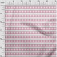 thumbnail image 2 of oneOone Cotton Flex Dark Pink Fabric Geometric Block Craft Projects Decor Fabric Printed By The Yard 40 Inch Wide, 2 of 4