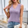 thumbnail image 1 of AherBiu Tank Tops for Women Summer Ribbed Knit Slim Fitting Sleevless Tops Summer Casual Comfy Soft Tee Shirt Solid Color, 1 of 9