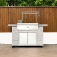 thumbnail image 1 of 65" Infinity European Ledge Argentine BBQ Island Grill, 1 of 22
