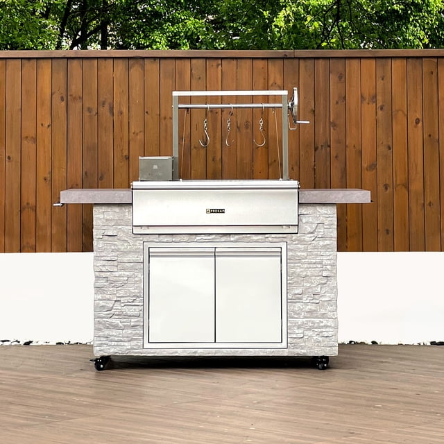 65" Infinity European Ledge Argentine BBQ Island Grill
