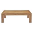thumbnail image 4 of Modway Upland Solid Teak Wood Outdoor Patio Coffee Table in Natural, 4 of 4