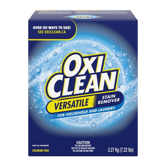OxiClean Versatile Stain Remover Powder for Household, Laundry, Carpet & Upholstery, Colour Safe, Chlorine Bleach Free, 3.27 kg