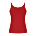 thumbnail image 5 of Yuyuzo Plus Size Tank Tops for Women Ribbed Knit Sleeveless Crop Tops Round Neck Slim Fitted Soft Base Layer Camis Tees, 5 of 5