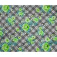 thumbnail image 4 of oneOone Polyester Lycra Fabric Leaves & Floral Check Print Fabric By The Yard 56 Inches Wide, 4 of 4