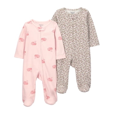Carter's Child of Mine Baby Girls’ 2pk Cotton Sleeper