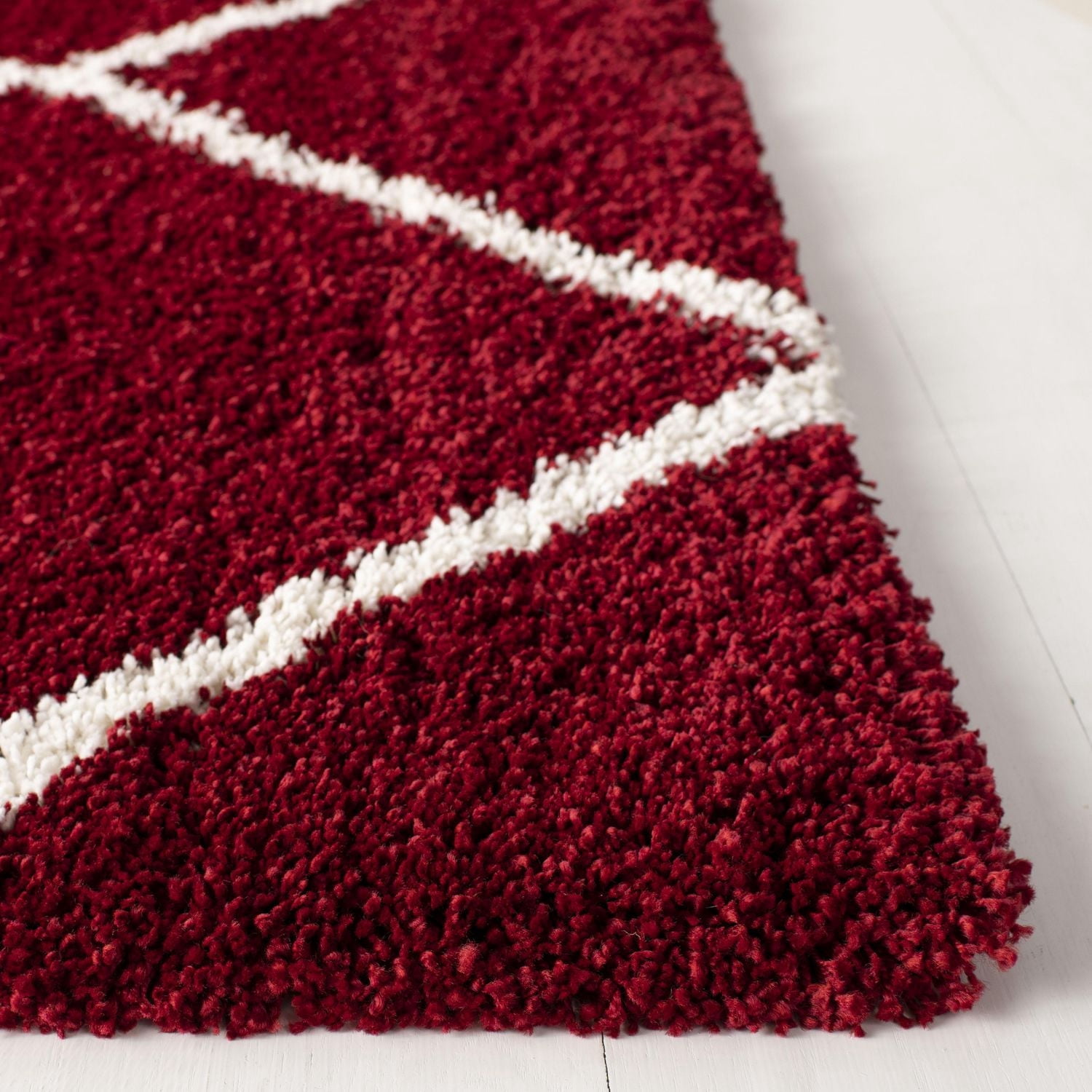 Safavieh Hudson Amias Tapis Géométrique Shag