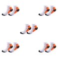 thumbnail image 1 of Baohd 2piece Moisture Wicking And Quick Drying Sports Socks For Women Foot Compression Socks Ankles Socks orange S/M 5Set, 1 of 6