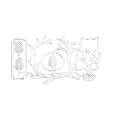 1 Set Alloy Stamp Portable Dies 1 Cute Cartoon Plant Professional Reusable Washable Replacement Halloween Scrapbooking Crafts Die Type 1